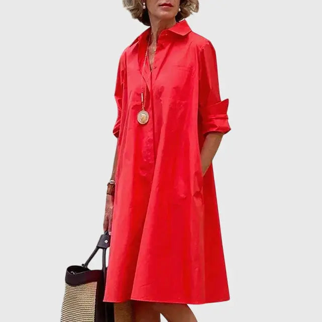 Paige™ - Elegant Dress With Pockets Mani And Rosi