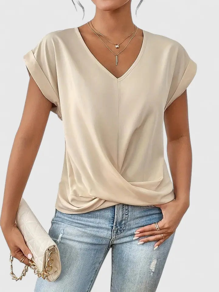 Mahrianne | Comfortable V-Neck Top Hazel & Ruth