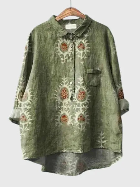 Valeria™ - Floral Print Blouse Mani And Rosi