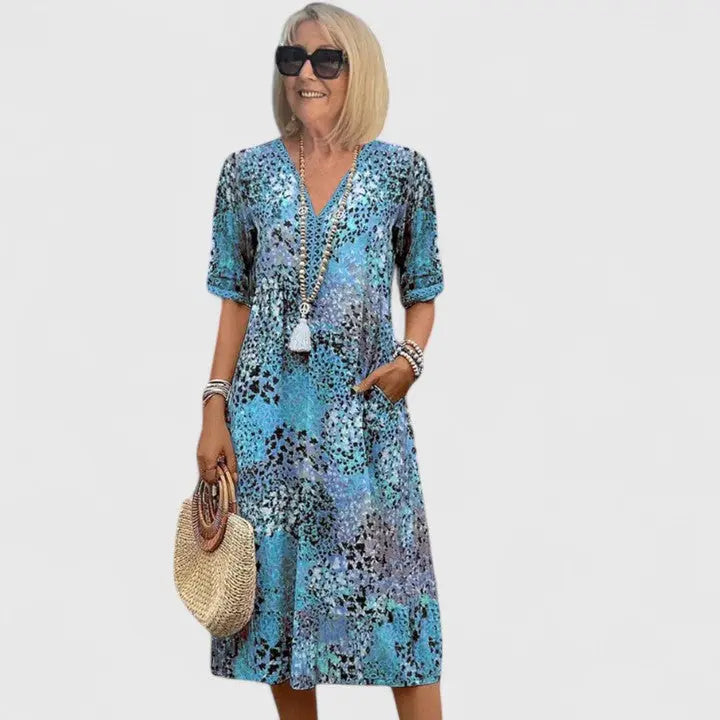 Isolde™ | Stylish Midi Dress Mani And Rosi