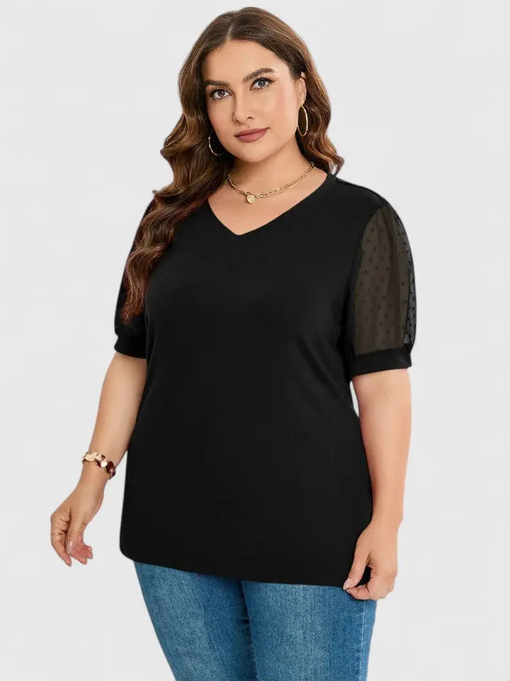 Sofrenia | Comfortable V-Neck Top Hazel & Ruth
