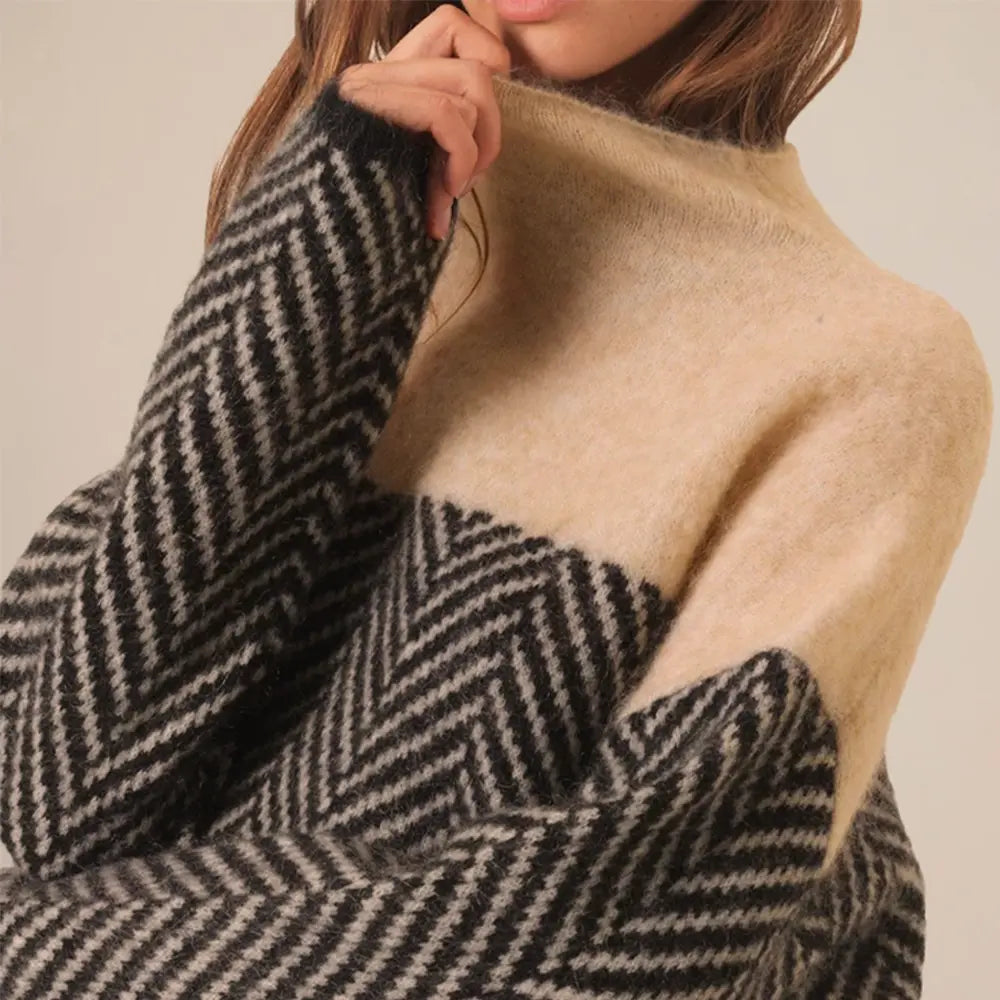 Adelie | Premium Turtleneck Sweater Mani and Rosi