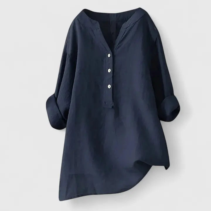 Larienne | Elegant Button-Front Shirt Hazel & Ruth
