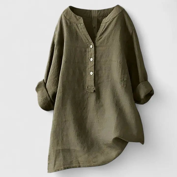 Larienne | Elegant Button-Front Shirt Hazel & Ruth