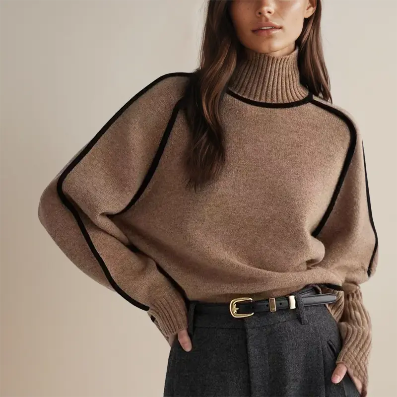 Lara | Women's Turtleneck Sweater Mani and Rosi