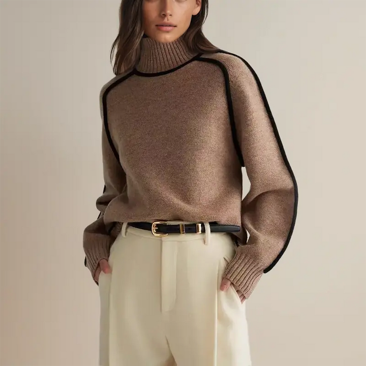 Lara | Women's Turtleneck Sweater Mani and Rosi